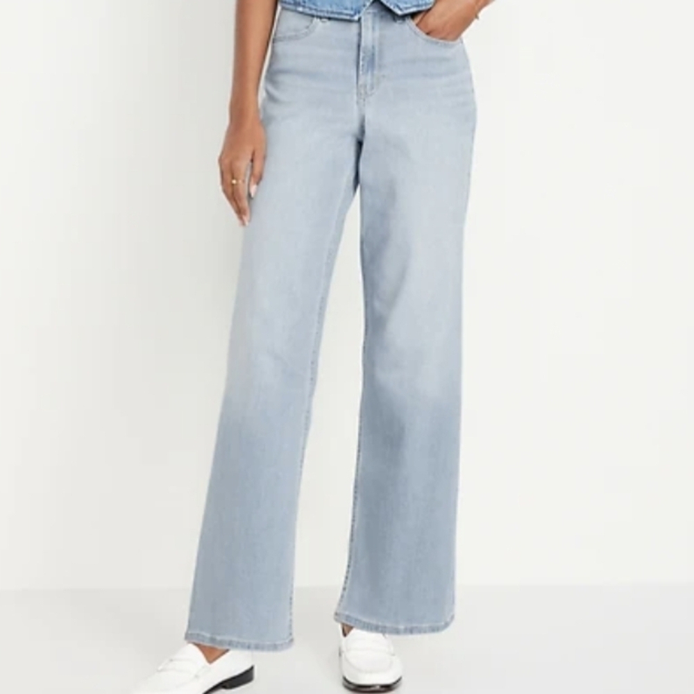 Old Navy Wow Wide Leg High Rise Jeans